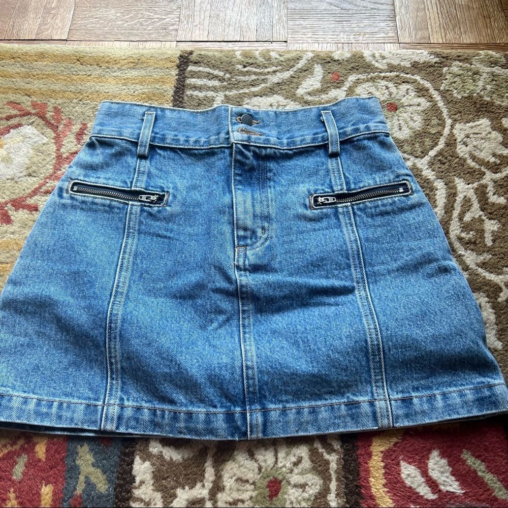 LF denim mini skirt